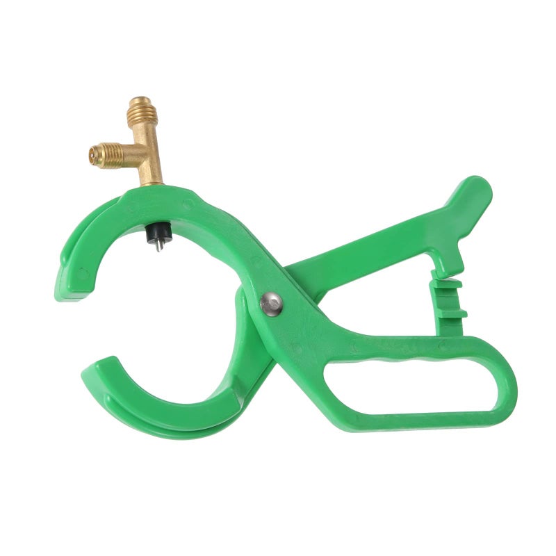 Aupoko R-134A Can Tap, 2-in-1 Side Bottle Opener, R22 R12 Can Tap Refrigerant Dispense AC Connecting 1/4 SAE and 1/2 Thread, for Refrigerant Manifold System - Image 2